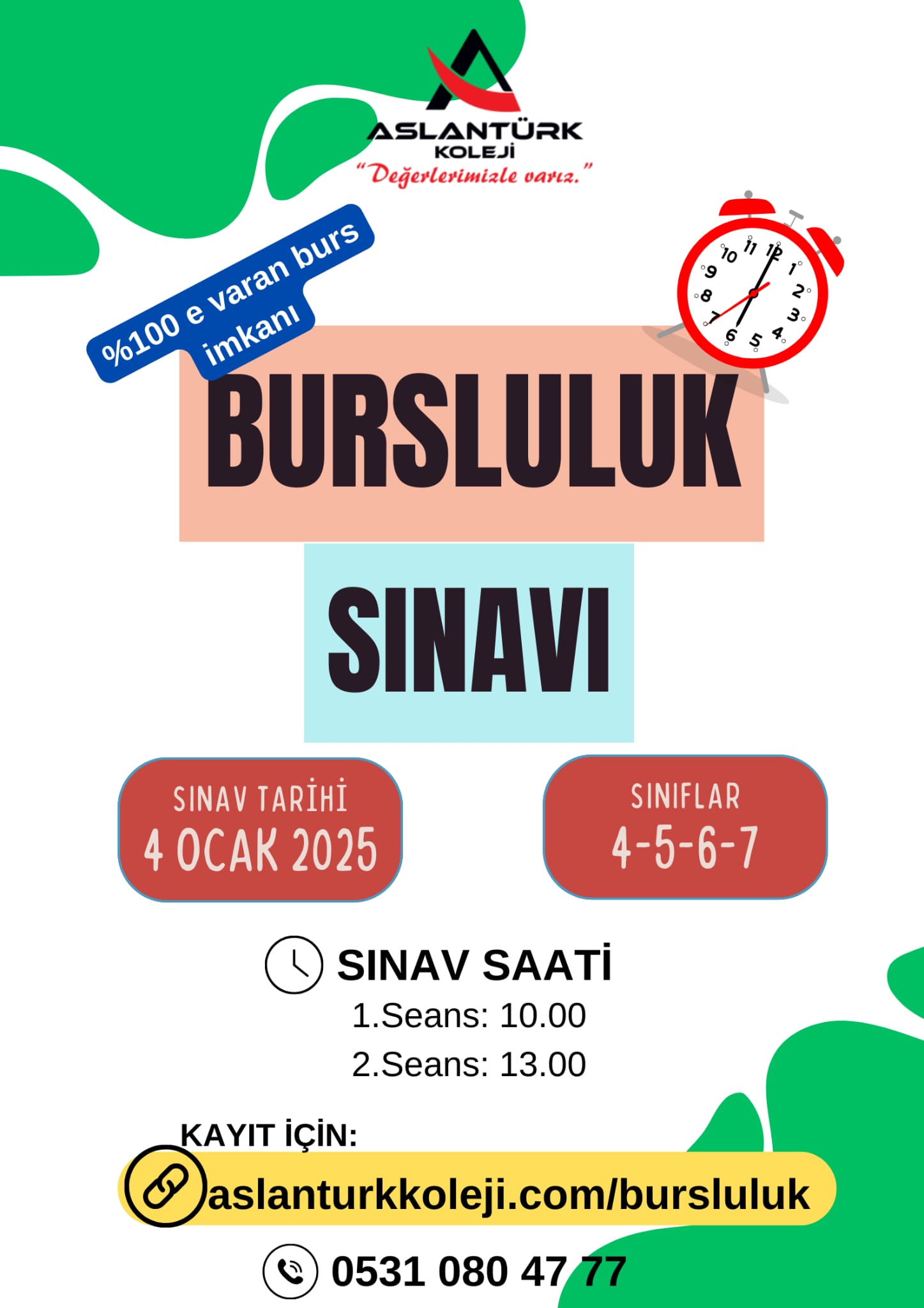 bursluluk sınavı